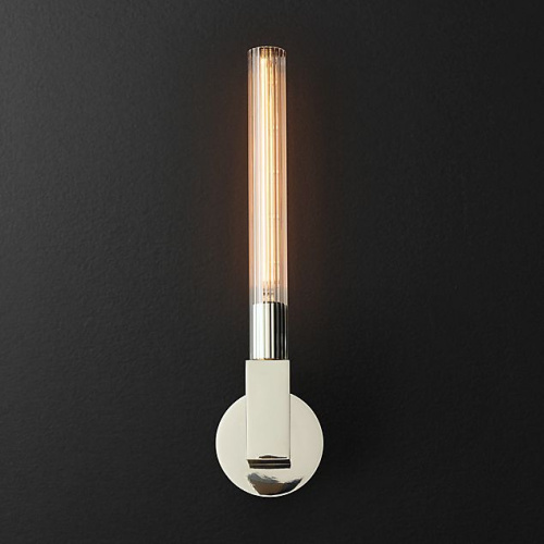 Бра Rh Cannelle Wall Lamp Single Sconces Chrome By Imperiumloft