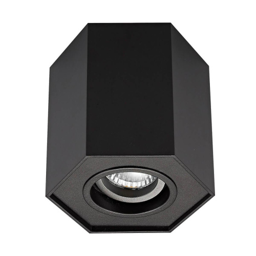 Потолочный светильник Zumaline Polygon cl r 20077-BK Потолочный светильник Zumaline Polygon cl r 20077-BK